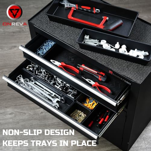 Tool Box Organizer Tray Divider Set, Extra Large Toolbox Trays, Tool Box Organizers and Storage Kit, Rolling Tool Chest Drawer Bins, Hardware Screwdrivers Pliers Organization, 12pcs - view 6