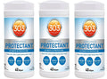 303 (30321) UV Protectant Wipes for Vinyl pMdKwC, Plastic, Rubber, Fiberglass, Leather & More Dust and Dirt Repellant - Non-Toxic, Matte Finish, 120 Towelettes