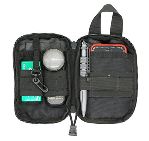 Camo Mini Tactical Molle EDC Compact Pocket Organizer Pouch - view 2