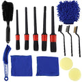 Car Detailing Brush Kit, 15 pcs Scrubbing Cleaner for Interior