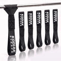 Soft Loop Tie Down Straps - 1 x 12 inches- 4,500 lb Load Capacity - Black 6 Pack - Loops for Securing ATV, UTV, Motorcycles, Scooters, Dirt Bikes, Lawn & Garden Equipment