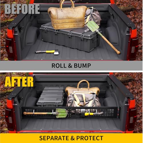 Truck Bed Divider with Molle Panel for 2015+ F150 2024+ Lightning - view 2