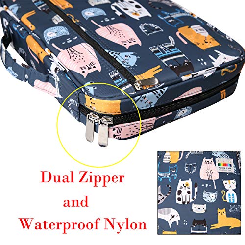 Coloring Pencil Case 220 Slots Pencils/Gel Pens Organizer Waterproof Travel Case Zipper Carrying Portable Pencil Markers Pen Holder Bag for Painter Writers - view 5