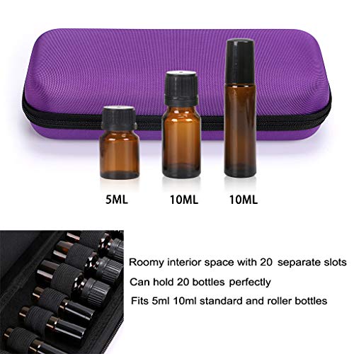 EVA Essential Oils Carrying Case Organizer for 20Pcs Rollers Bottles - view 4