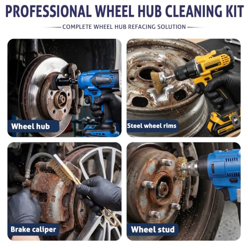 Wheel Hub Cleaning Kit - Resurfacing Drill for Brake Hub & Rotor - view 6