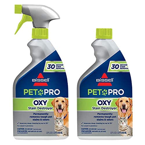 PET PRO OXY Stain Destroyer for Carpet and Upholstery, 22 oz, 2 pack, 17739