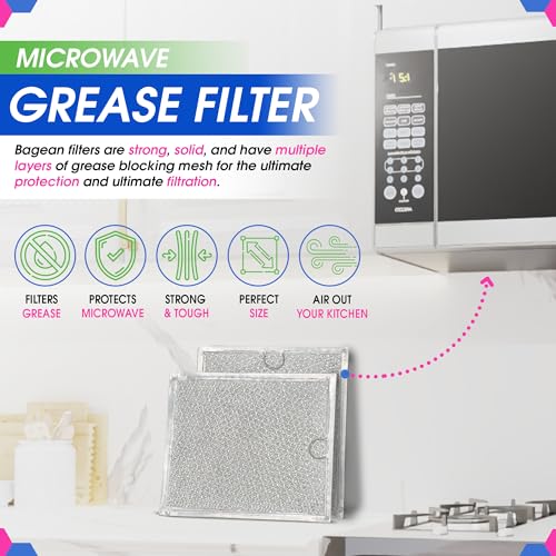 Microwave Filter 9" x 7.7" Fit's GE WB6X486 Oven Vent Grease Filters - view 2