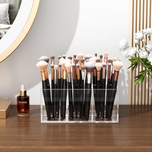 Clear Makeup Brush Holder Organizer - view 3