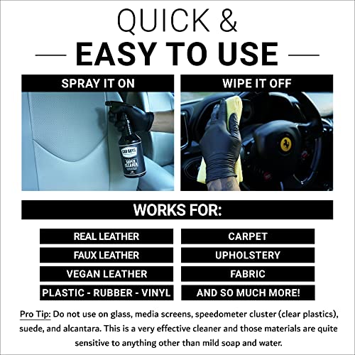 Super Cleaner 1 Gallon Refill | Effective Car Interior Cleaner | Leather Car Seat Cleaner | Stain Remover for Carpet, Upholstery, Fabric, and Much More! | 1 Gallon (Sprayer Not Included) - view 6