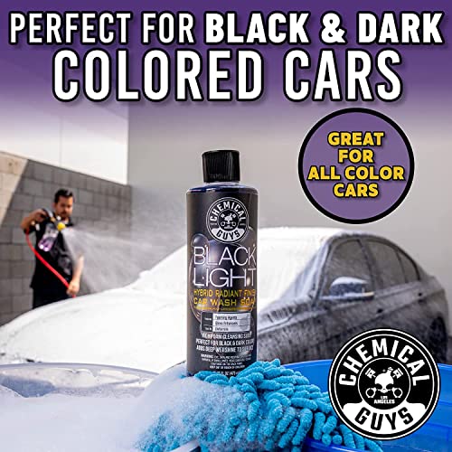 CWS61964BK Car Wash Detailing Bucket, Mitt & Accessories Bundle (6 Items) Featuring Black Light Foaming Car Wash Soap, 64 oz (Half Gallon) - Works on Cars, Trucks, SUVs, RVs & More - view 2