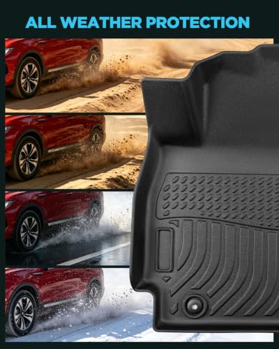 Car Floor Mats for Hyundai Kona 2018-2023 (Gas Only), Black - view 3