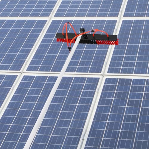 30 FT Telescopic Water Fed Pole and Long Brush w/65 ft Water Hose, Cleaning System for Tall Window Glass Door Car Solar Panel, Washing Equipment Tool Extension Pole Water Spray Washer - view 4