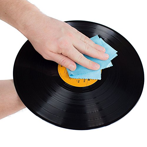 Record Cleaning Anti-Static Cloth - Extra Large - 4 Pack Microfiber Towel Lint Free Vinyl Cleaner for Your LP Collection - view 4
