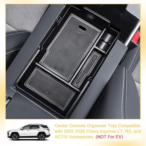 Center Console Organizer Tray for 2025 2026 Chevy Equinox LT/RS/ACTIV - view 2
