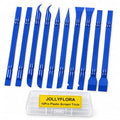 10Pcs Hard Plastic Scraper Tools with Storage Box