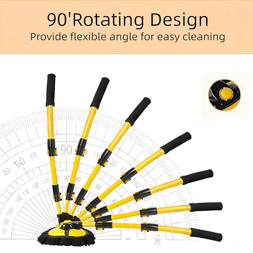 15° Curved Car Wash Brush, Car Wash Mop with Long Handle - view 2
