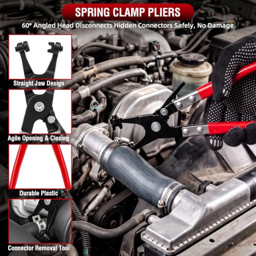 13-Piece Electrical Disconnect Pliers Kit for Cars - view 6