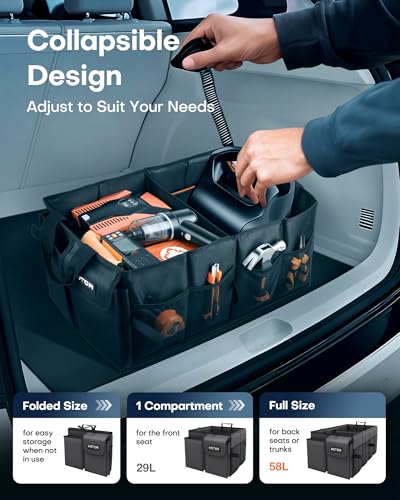 Trunk Organizer - Foldable Car Organizer for SUVs & Sedans Storage - view 5