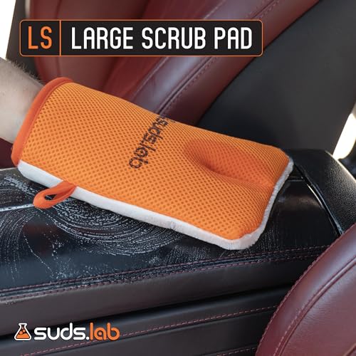 Suds Lab Oversized Scrub Pad, Heavy Duty Interior Car Cleaning Mitt, Auto - view 6