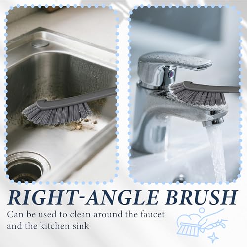 15pcs Crevice Cleaning Brush, Hard Bristle Brushes, Grout Cleaner Brush Household Cleaning Supplies, Gap Brush for Kitchen Bathroom Sink and Dead Corners - view 6