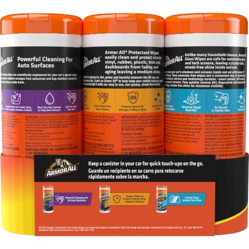 Car Cleaning Wipes, 90 Ct - Interior, Protectant & Glass Wipes - view 6