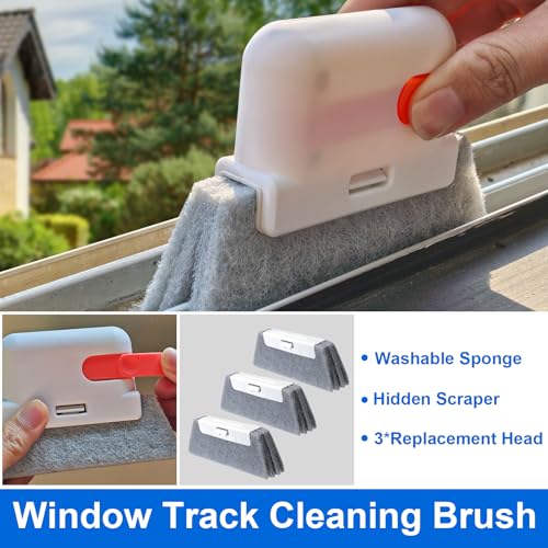 Window Track Cleaning Tools,Window Sill Cleaner Tool Kit,10 Pcs - view 3