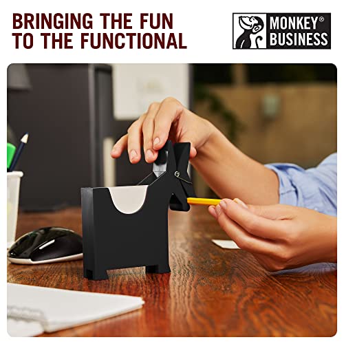 Morris the Donkey: Desktop Memo Holder | Cute Desk Accessories & Office Supplies | Funny Desk Decor & Office Accessories | Desk Supplies: Holders & Dispensers | Sticky Note Holder - view 3