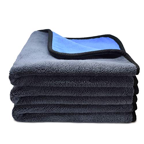 Microfiber Towels for Cars 3 Pieces 500 GSM polishing Cleaning Home, car and Motorbike - 12 x 12 Inches (30x30cm) - view 6