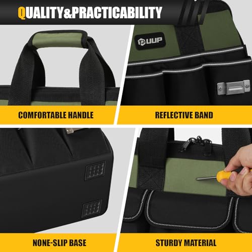 Heavy Duty Tool Bag 15Inch, 16-Pocket Portable Empty Tool Box Organizer - view 4
