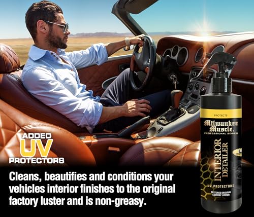 Interior Detailer Spray – 16 Fl Oz | Cleaner & Conditioner for Leather, Vinyl, Plastic & Screens | UV Protection | Non-Greasy | Cars, Trucks, Boats, Bikes & RVs - view 5