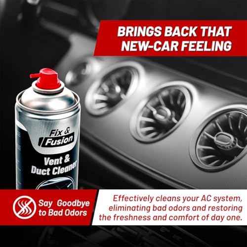 A/C Vent and Duct Cleaner (13.5 oz)| Foaming Spray for Car Air Conditioner | Freshens & Cleans Dust Build-Up | Fast, No-Rinse Formula | Automotive HVAC Refresher & Detailer (4 Pack) - view 4
