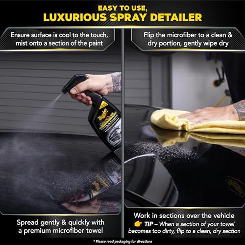 Gold Class High Gloss Premium Quik Detailer, High Lubricity Automotive Quick Detailer Spray that Preserves Wax and Leaves a Deep Dark Shine, 24 Oz Spray Bottle - view 3