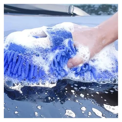 1/2Pcs Blue Microfiber Chenille Auto Cleaning Kit - view 5