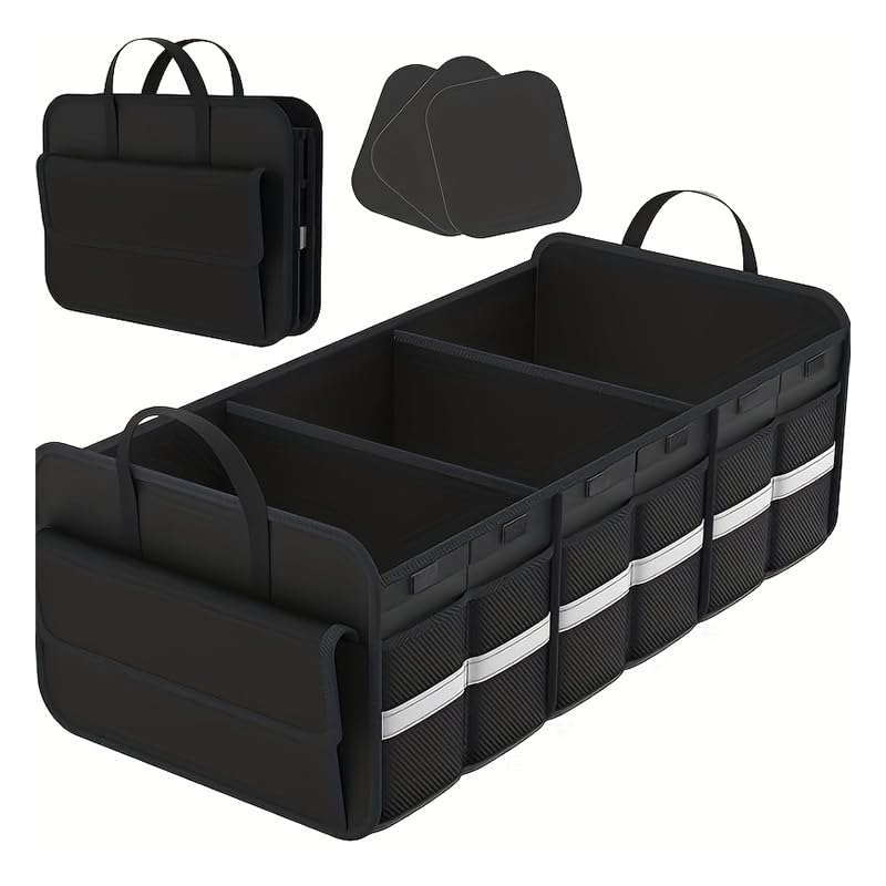 100L Car Trunk Organizer,Foldable Organizer for SUV & Sedans