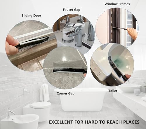 4Pcs Crevice Cleaning Brush Hard Bristle Crevice Cleaning Brush, Multifunctional Crevice Cleaning Tools, Scrub Brush Grout Cleaner Brush Small Brush for Household Use Kitchen Bathroom - view 3
