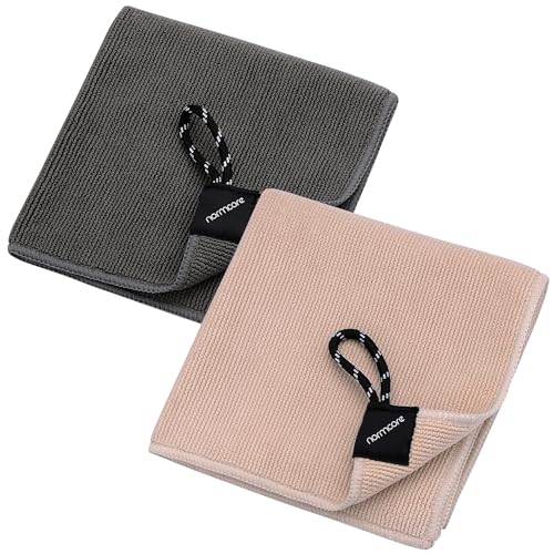 Barista Cleaning Towels 2 Packs, Microfiber Barista Cloth Set with 2 Color Assorted, Espresso Bar Accessories for Clean Steam Wand, Espresso Machine, Microfiber Cleaning Cloth - view 2