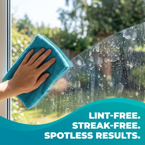 12-Pack Microfibre Cleaning Cloths 30 x 18 in, Lint-Free, Reusable - view 6