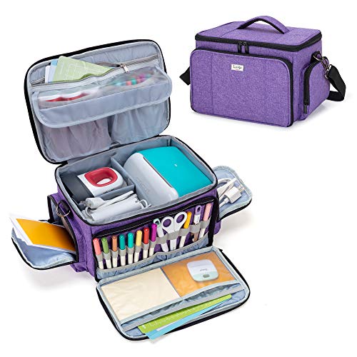 Carrying Case Compatible with Cricut Joy and Easy Press Mini, Purple