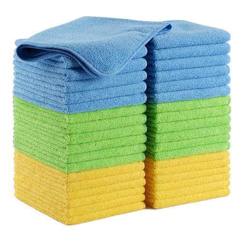 Multipurpose Microfiber Cleaning Cloth, 12x16 in, 36 Pack