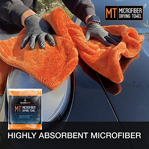 Suds Lab Large Microfiber Drying Towel (24 in. x 35 in.), Car Detailing - view 3