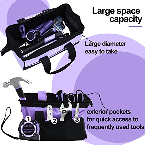 13 Inch Purple Tool Bag - view 5
