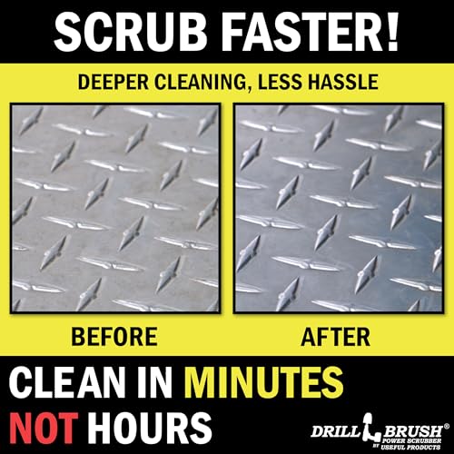 Heavy Duty Drill Brush Attachments for Cleaning Upholstery, Carpet - view 6