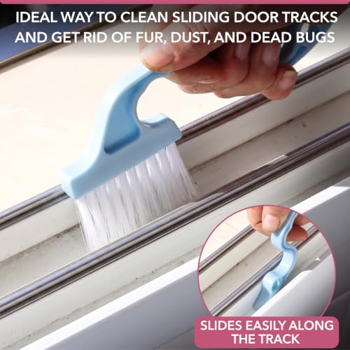 Slick- Window Track Cleaning Brush, 3 Pack, Colorful - view 4