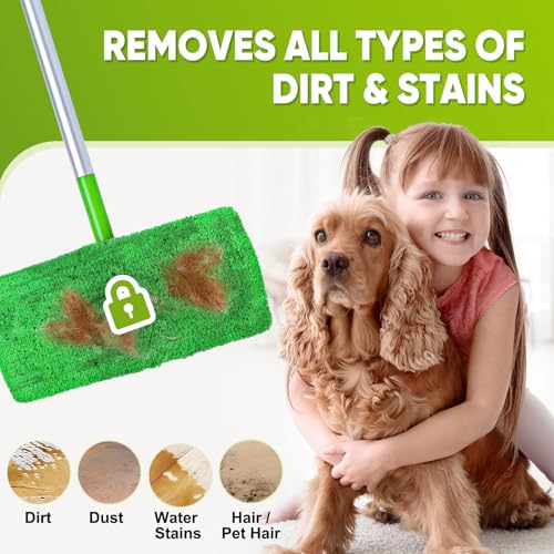 6-Pack Reusable Microfiber Mop Pads Compatible with Swiffer Sweeper - view 6
