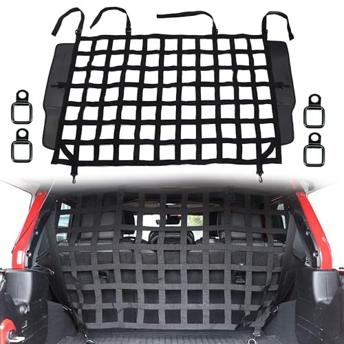 Dog Barrier Divider Net for Jeep Wrangler JK JL Unlimited 4-Door 2007-2026