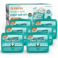 Small First Aid Kit - Compact Hard Shell Emergency Medical Kit