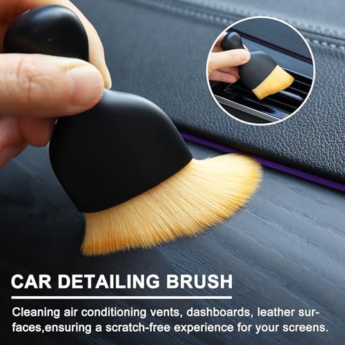3 Pcs Exquisite Microfiber Duster Brushes, Car Detailing Brushes, Feather Duster, Efficient Dust Removal, Cleaning Tool Perfect for Computers, Keyboards, Car Interior, Photo Frames, Digital Devices - view 6
