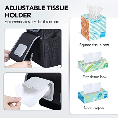 Waterproof Trunk Organizer with Leakproof Cooler Bag + Car Trash Can - view 7