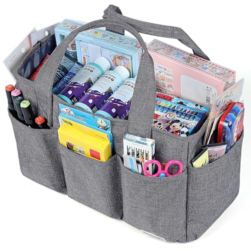 Craft Organizer Tote Bag with Multiple Pockets - view 4