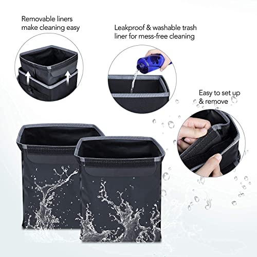 Waterproof Trunk Organizer with Leakproof Cooler Bag + Car Trash Can - view 6
